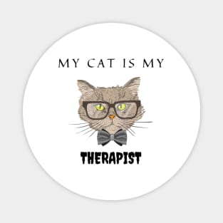 My Cat Is My Therapist Magnet